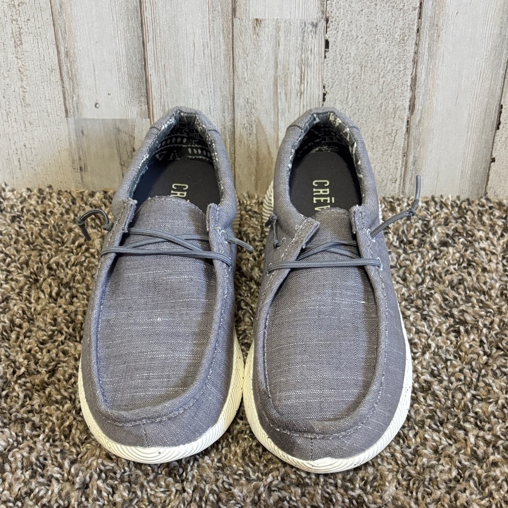 Crevo‎ Boy’s Charcoal Slip-On Loafers Size 2